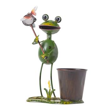 Gartenfigur Deko Frosch