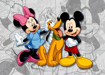 affiche Minnie & Mickey Mouse