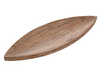 Dekoschale Boot Holz oval schiffförmig