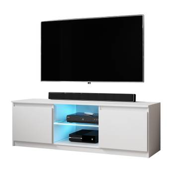 FURNIX meuble tv/banc tv Arenal sans LED