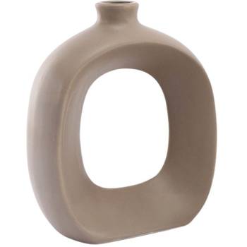 Vase aus Steingut "Oval" 16 cm