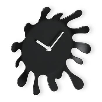 Horloge murale au design noir