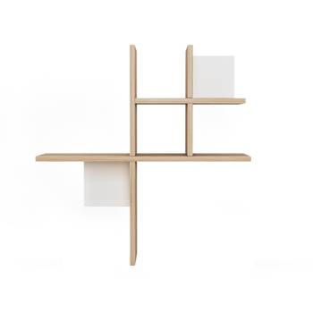 Wandregal Balance, Brick Accent Shelf