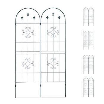 Treillis jardin fer set de 2