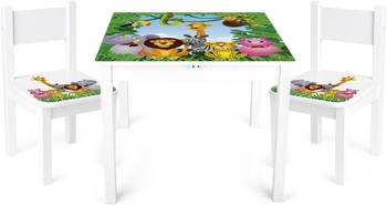 Table et 2 chaises enfant Jungle