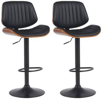 Barkrukken Clawson set van 2