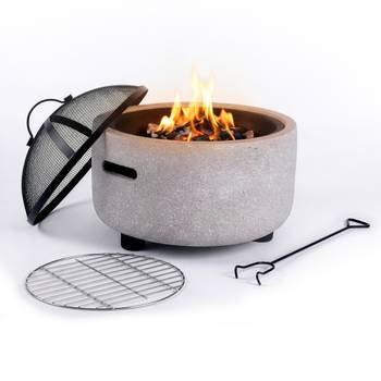 Feuerschale in Steinoptik