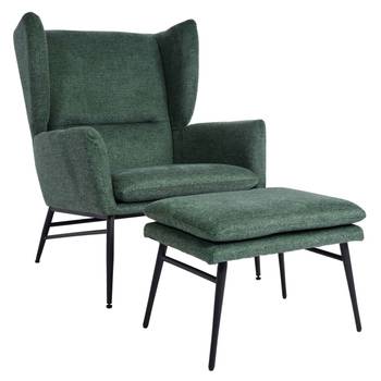 Lounge-Sessel mit Ottomane L62