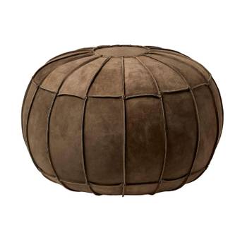 Orientalischer Leder-Pouf