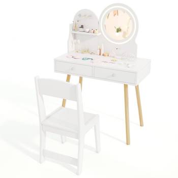 Ensemble coiffeuse 13702 avec éclairage