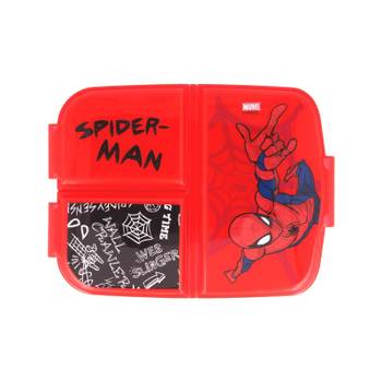 3-Fächer-Brotdose Spiderman Urban Web