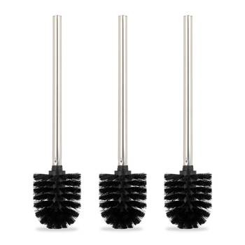 Brosse à WC noire en lot de 3