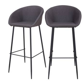 Tabouret de bar Kalba (Lot de 2)