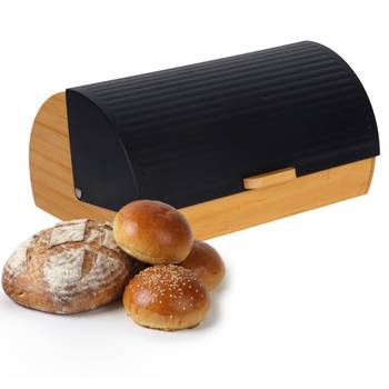 Brotkasten Bambus mit Klappdeckel