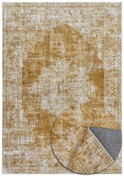 Tapis Oriental - Lavable-Jaune - 120X160