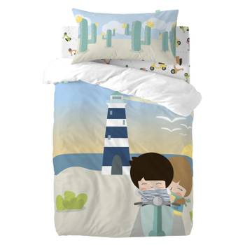 Summer time Set housse couette 100x120