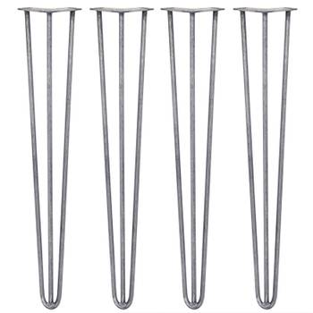 4 x 3 Streben Hairpin-Tischbeine 71cm