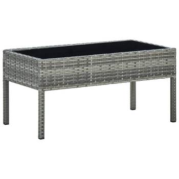 Tables de jardin Plastique Gris clair