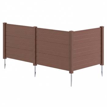 Gartenzaun ZB35480NZ 3-tlg.