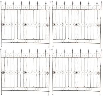 4er Set Gartenzäune Mangold