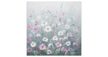 Acrylbild handgemalt Flowery Meadow