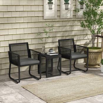 Rattan bistroset 863-140V00BK