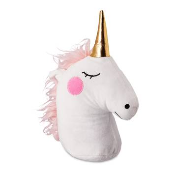 Butoir de porte licorne en blanc