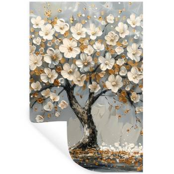 WANDTATTOO Baum Blumen