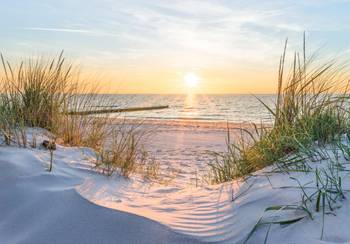 Vlies Fototapete Strand Meer Landschaft