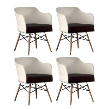 Lot de 4 chaises design NORDIKA