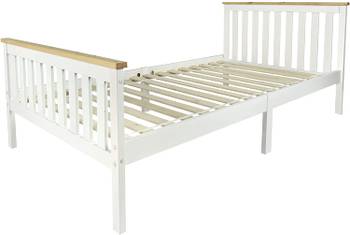 Lit blanc sans matelas PINE 90/200