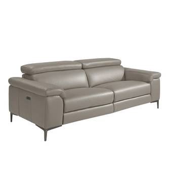 3-Sitzer-Ledersofa mit Relax-Mechanismus