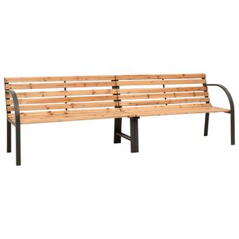 Banc double de jardin