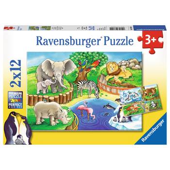 Puzzle Tiere Im Zoo