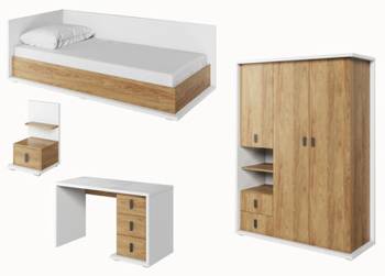 Jugendzimmer-Set SIMI 4-teilig