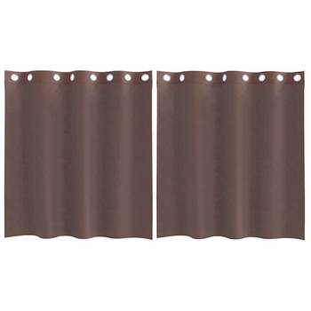 Rideau en voile 3043941-1 (lot de 2)