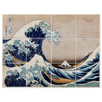 Wandbild Die große Welle vor Kanagawa