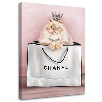 Bild auf leinwand Katze Tiere Chanel