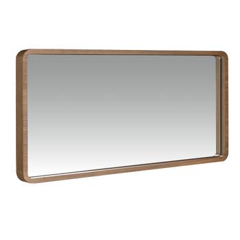 Miroir avec cadre en bois de noyer