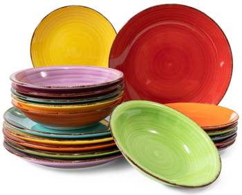 Geschirrset Sunny Summer 18-teilig