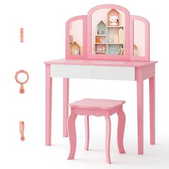 Table Maquillage Enfant Tabouret 61863