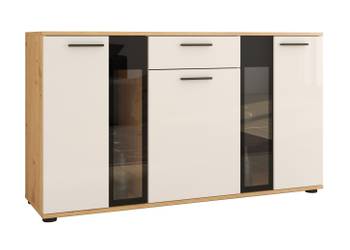 FURNIX Sideboard SARAI Artisan/Weiß