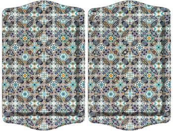 Serviertablett 2er Set Mosaique