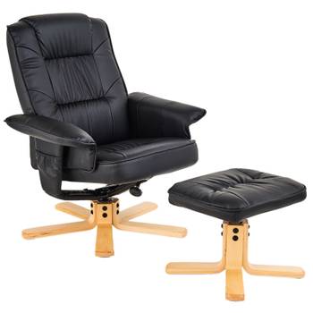 Fauteuil relaxation + repose-pied CHARLY