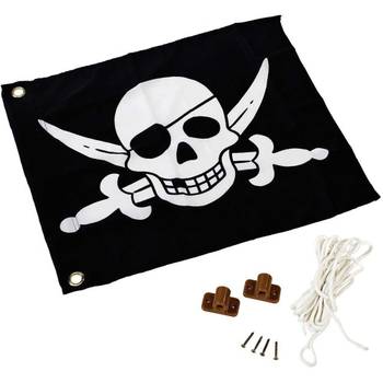 Fahne mit Hisssystem "Pirates"