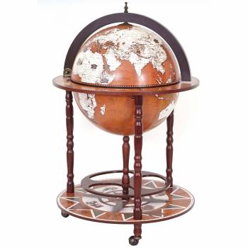 Bar de salon globe D86 roulant