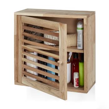 Armoire murale en bois de noyer