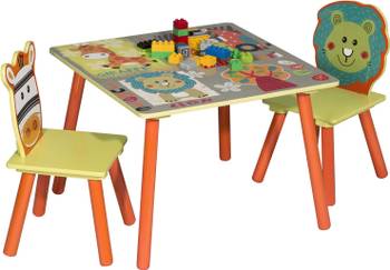 Kindertisch mit 2 Stühle Matt