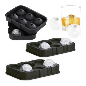3x bacs à glaçons en forme de boule