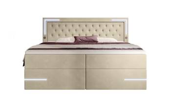 Boxspringbett Carlotta - LED, Stauraum